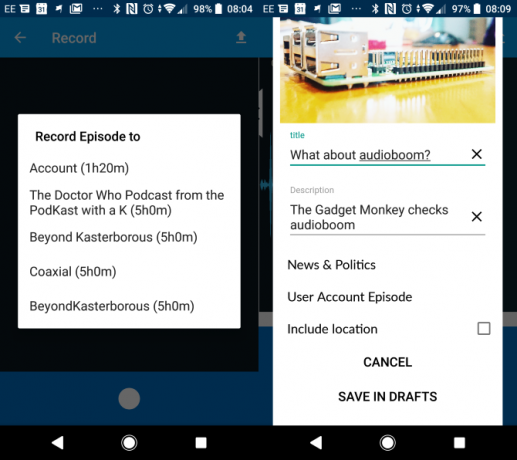 Audioboom Android Podcasting App