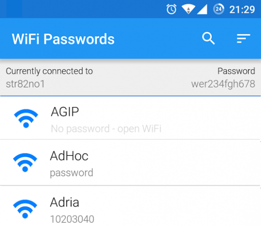 WiFi-Hesla-App