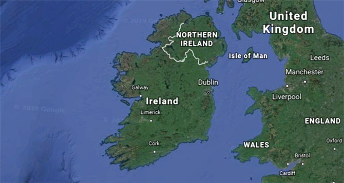 Jsou VPN legální nebo nelegální? Vše, co potřebujete vědět, irsko Google Earth image
