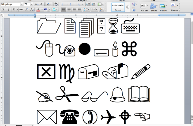 wingdings