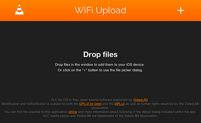 Příkop iTunes a použití VLC pro iPhone a iPad Media vlc wifi