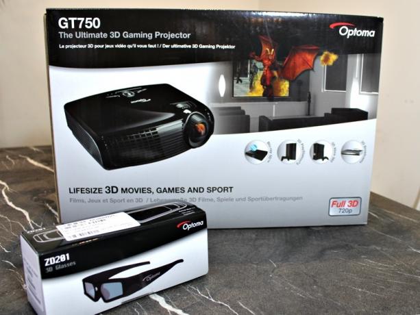 optoma gt750 3D herní projektor recenze