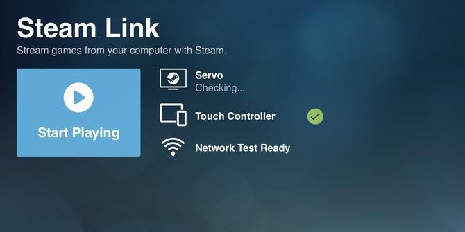 Inicializace služby Steam Link