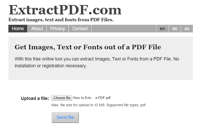 extractpdf