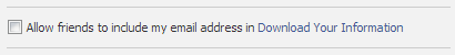 Facebook Povolit přátelům zahrnout e-mailovou adresu
