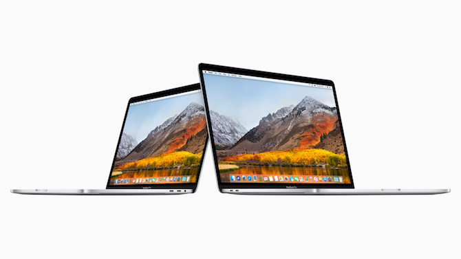 2018 MacBook Pro 13 palců a 15 palců