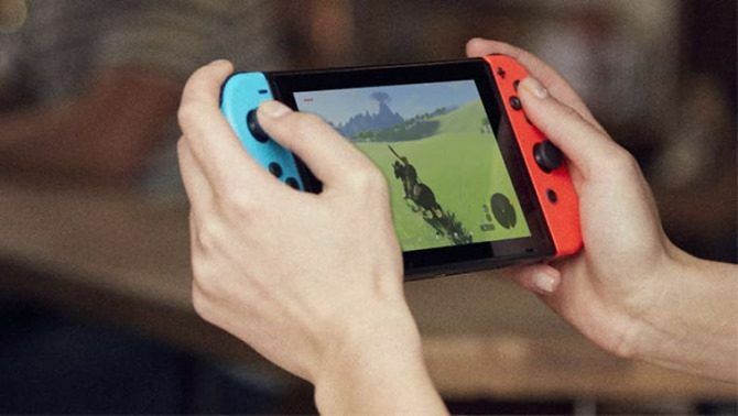 Ruční režim Nintendo Switch