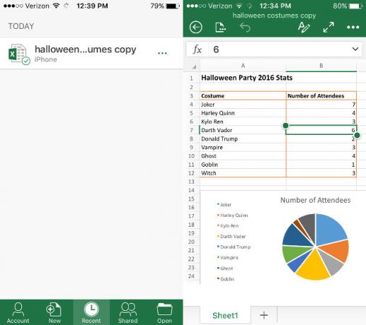 Excel aplikace