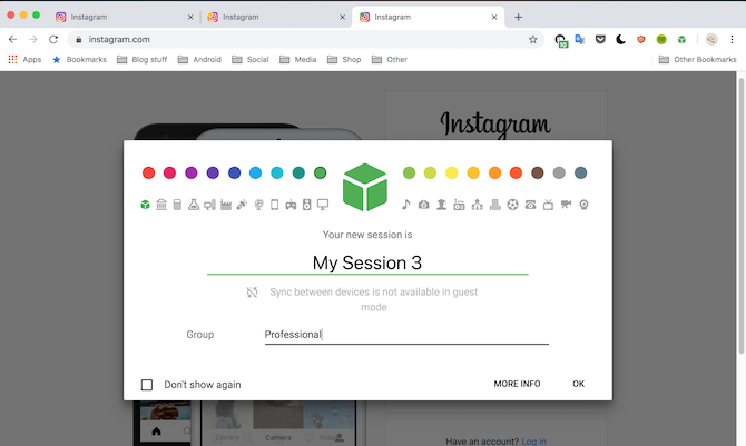 SessionBox Google Chrome Extension