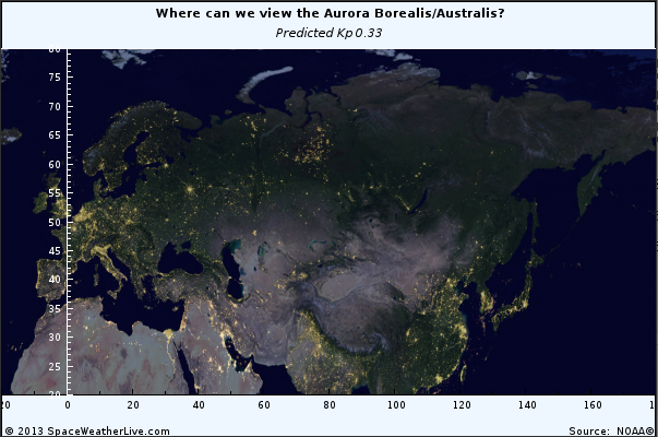 Aurora Borealis Prohlížení