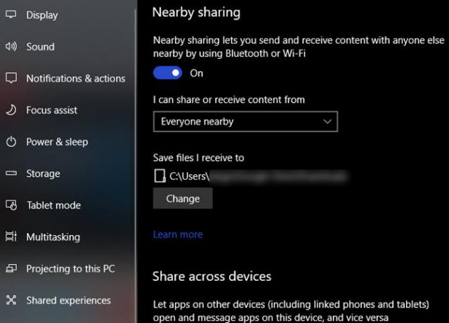 Možnost sdílení Windows-10-Near-Sharing