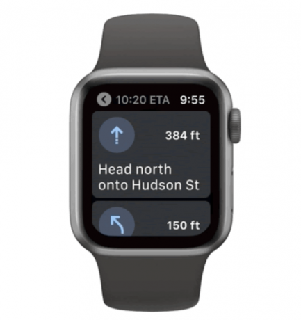 Google Maps Apple Watch