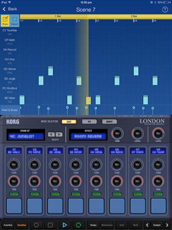 KORG Gadget je 15-syntetické silné mini studio pro iPad gadget v Londýně