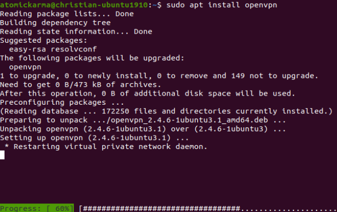 Jak nainstalovat klienta VPN na Ubuntu Linuxu nainstalovat linux vpn openvpn