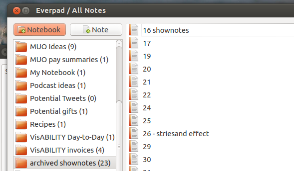 Everpad: Nejlepší Evernote klient pro Ubuntu [Linux] Everpad poznámky