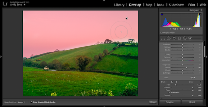 lightroom odstranit hluk