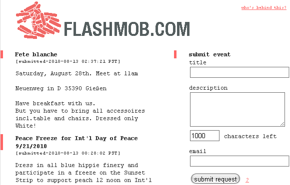 co je flash mob