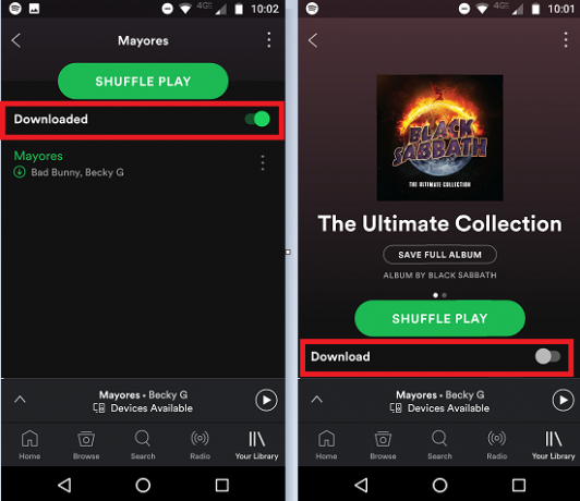 Jak stahovat skladby Spotify pro přehrávání offline stahování spotify