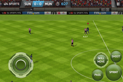 FIFA 14 v systému iOS: nejvíce autentický přenosný fotbalový zážitek kolem roku 2013 10 11 15