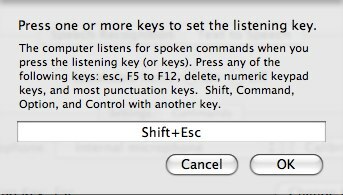 Jak používat příkazy řeči v počítači Mac 04, nastavte klávesovou zkratku