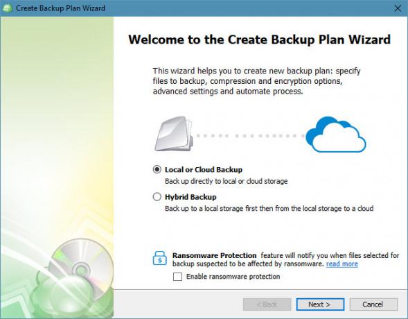 CloudBerry Backup chrání soubory ve Windows, Mac a Linux 04 CloudBerry Backup Files Wizard