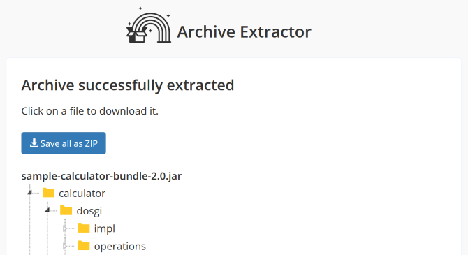 Extractor archivů