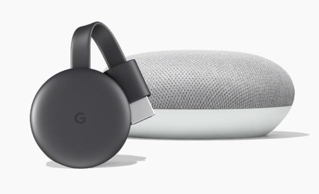 chromecast a google home