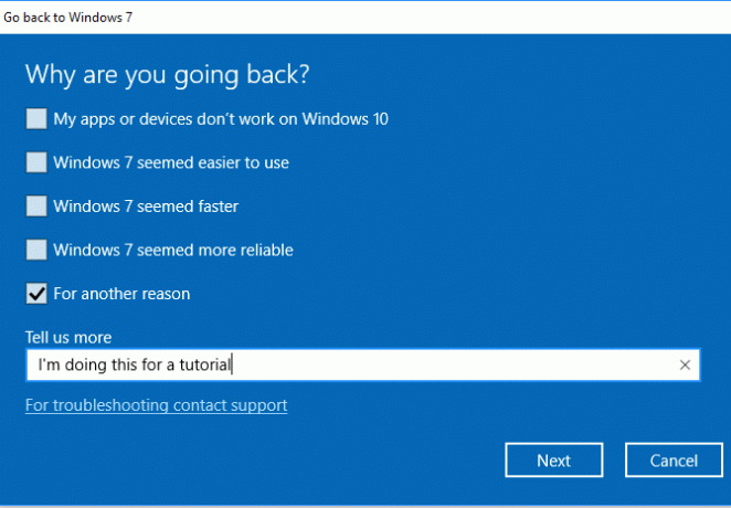 upgrade Windows 10 downgrade windows 8 7 instrukce