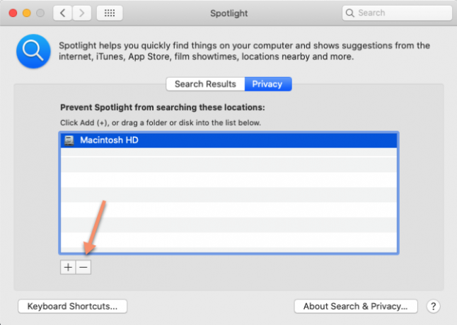 Mac Spotlight Reindex Shorter