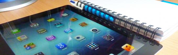 ipad a notebook