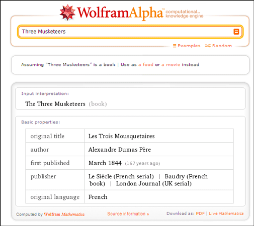 10 cool použití Wolfram Alpha, pokud čtete a píšete v anglickém jazyce Wolfram Alpha05