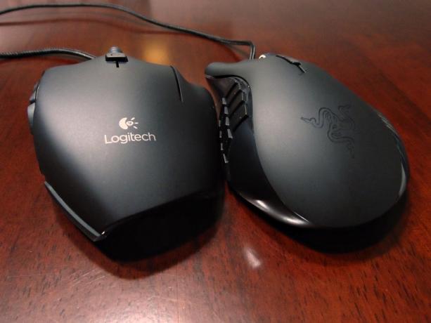 razer naga logitech g600 mouse review