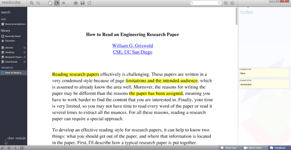 ReadCube: Klient pro čtení PDF pro lidi provádějící výzkum11