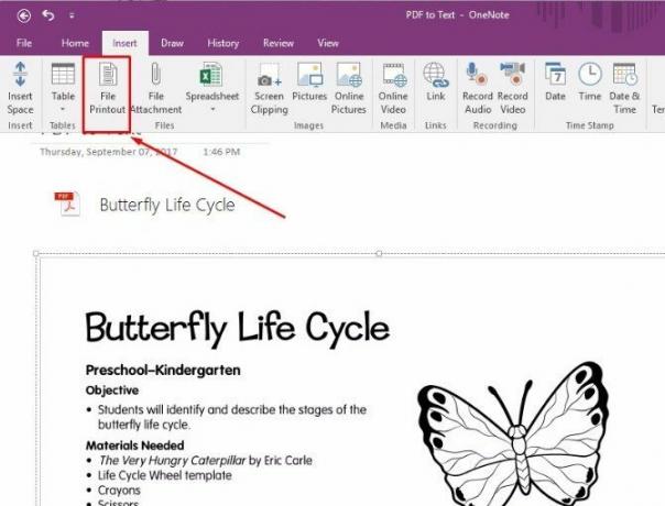 onenote optické rozpoznávání znaků