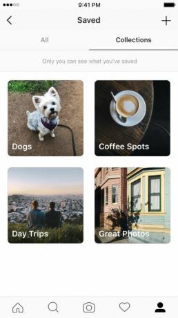 Instagram dělá záložky mnohem užitečnější Instagram sbírky přidat z uložených příspěvků