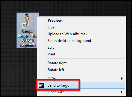 Zrychlete své nahrávání Imgur pomocí těchto doplňků aplikací a prohlížeče Kontextová nabídka MyImgur