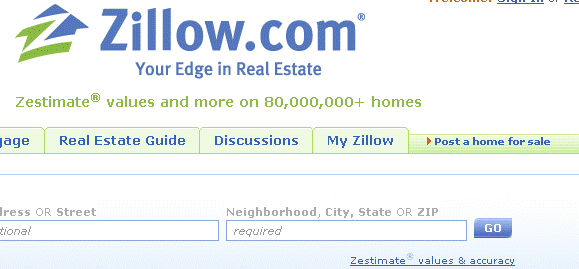 5 nejvýznamnějších vyhledávačů online nemovitostí - část 3,4, 5 zillow1