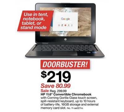 Nejlepší Target Black Friday Deals Target BlackFriday HPChromebook