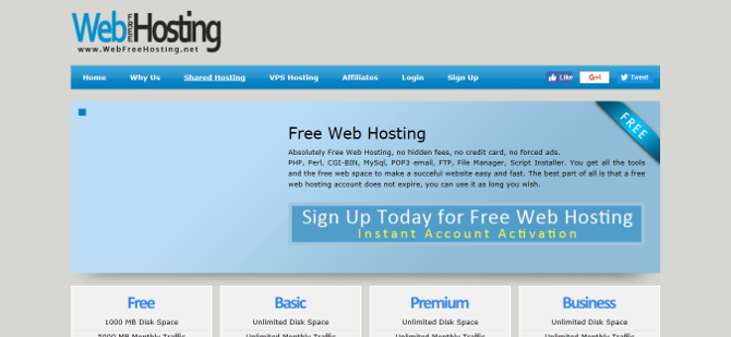 Nejlepší bezplatné webhostingové služby v roce 2019 zdarma webhosting webfreehosting