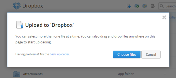 přístup dropbox online