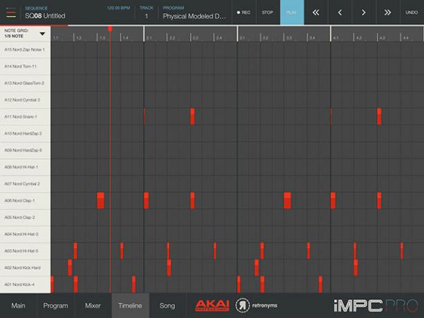 Je Akai iMPC Pro nejlepší aplikací pro iPad Beat Production? Časová osa