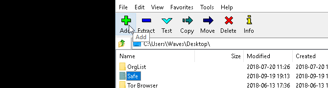 Jak heslem chránit složku ve Windows 7 zip přidat