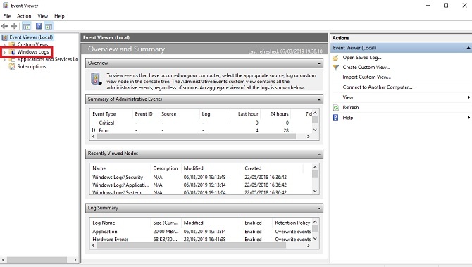 Protokoly Windows pro přihlašovací audity