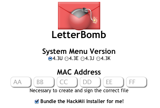 Jak nastavit svůj Wii pro homebrew pomocí Letterbomb letterbomb hackmii