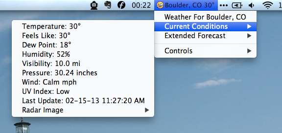 Pimp Your Mac menu bar s nejlepší Tweaks & Apps macweather metrolog