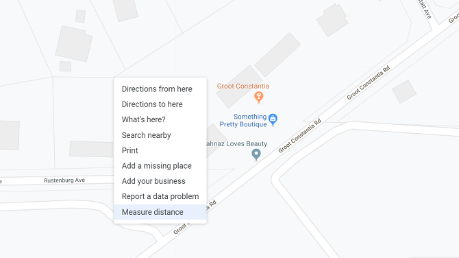 google maps měří nabídku vzdálenosti