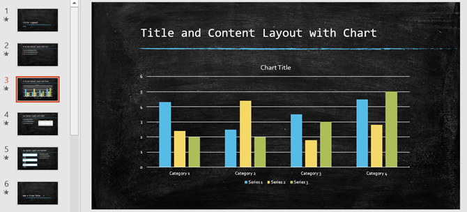 tabule powerpoint šablona vzdělávání