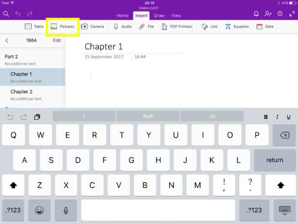 onenote notebook