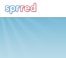 Sprred - Snadná blogovací platforma pro technologicky náročné logo sprred