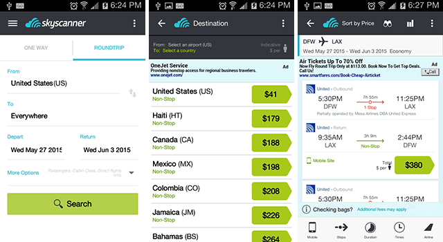 skyscanner ušetřit peníze-dovolená-aplikace-skys